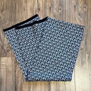 Michael Kors logo Black & Grey Knit Scarf